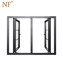 NF Aluminum Casement Windows With Inside Grills
